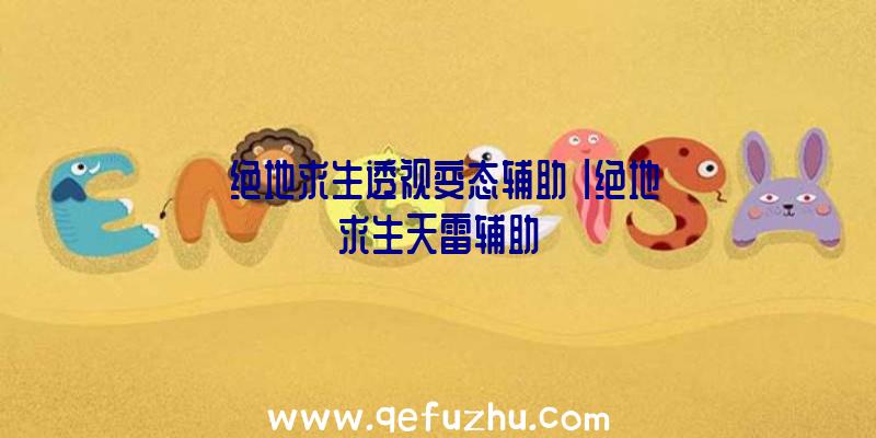 「绝地求生透视变态辅助」|绝地求生天雷辅助